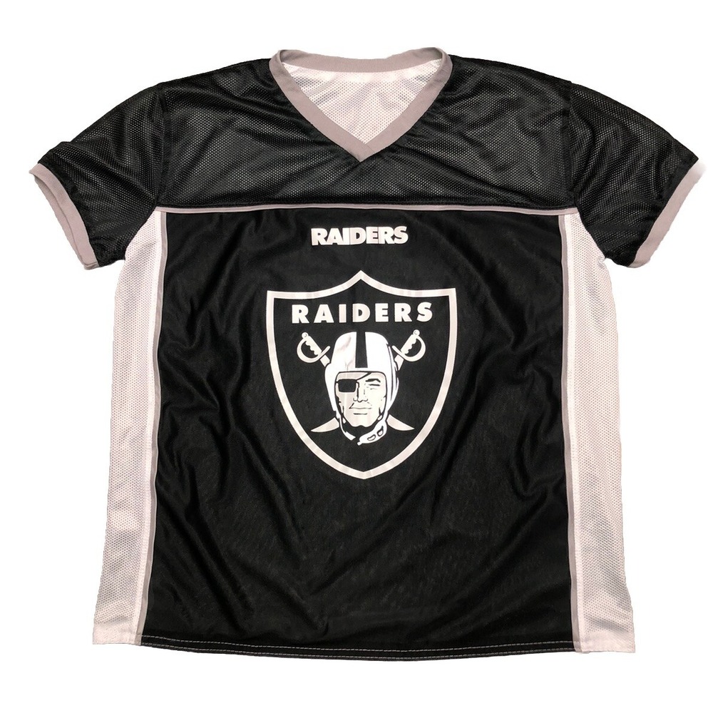 Las Vegas‎ Raiders NFL Flag Football Jersey Adult M Reversible